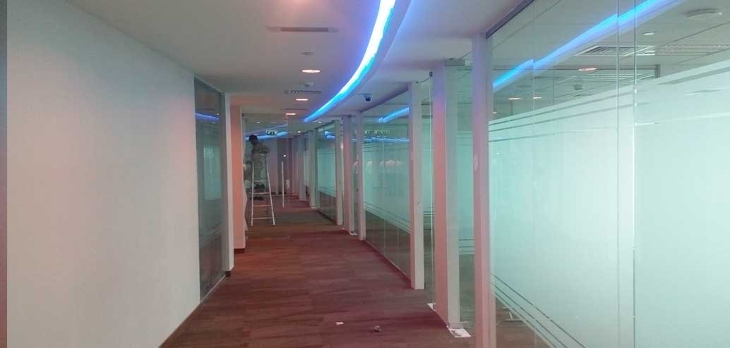 AIRBUSS OFFICE  SANDBLASTING DESIGN @ DUBAI AIRPORT FREE ZONE DUBAI