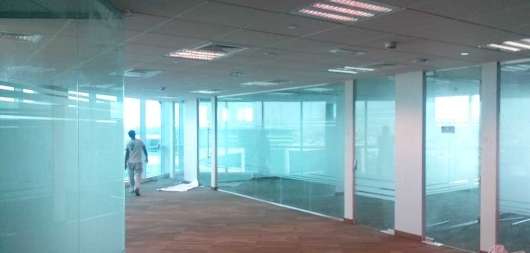 AIRBUSS OFFICE  SANDBLASTING DESIGN @ DUBAI AIRPORT FREE ZONE DUBAI