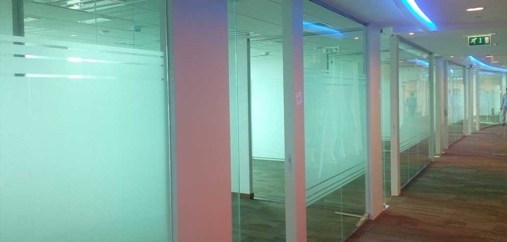 AIRBUSS OFFICE  SANDBLASTING DESIGN @ DUBAI AIRPORT FREE ZONE DUBAI