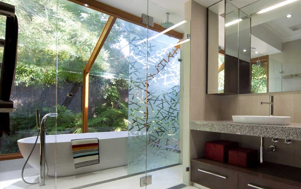 We can supply and fit all types of glass incorporating any of our standard sandblasted designs or to your own designs.We can incorporate sandblasted designs onto a variety of glasses as a visual safety aid to protect against accidents, in both commercial and residential applications.Sandblasted glasses can be treated with a surface protection agent, which protects the sandblasted surface from discolouration and minimises the effects of pollution and air impurities.